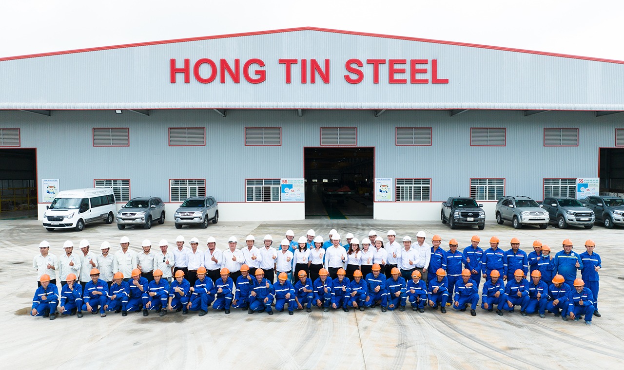 HỒNG TÍN STEEL - Nhà Máy Gia Công Và Lắp Dựng Kết Cấu Thép