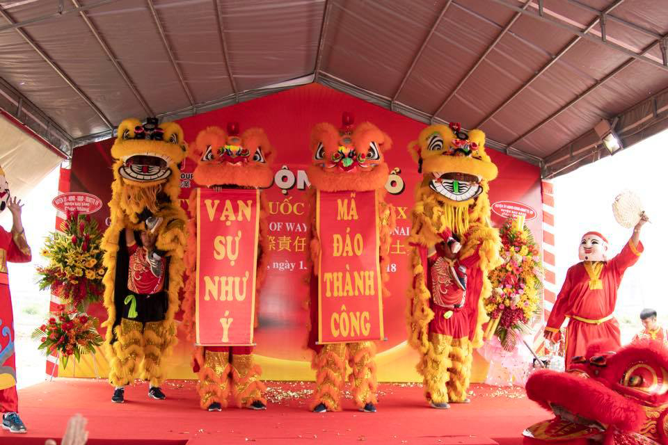 Groundbreaking ceremony of Waytex Vietnam Factory