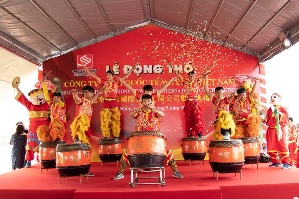 Groundbreaking ceremony of Waytex Vietnam Factory