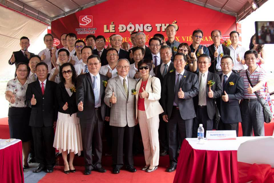 Groundbreaking ceremony of Waytex Vietnam Factory